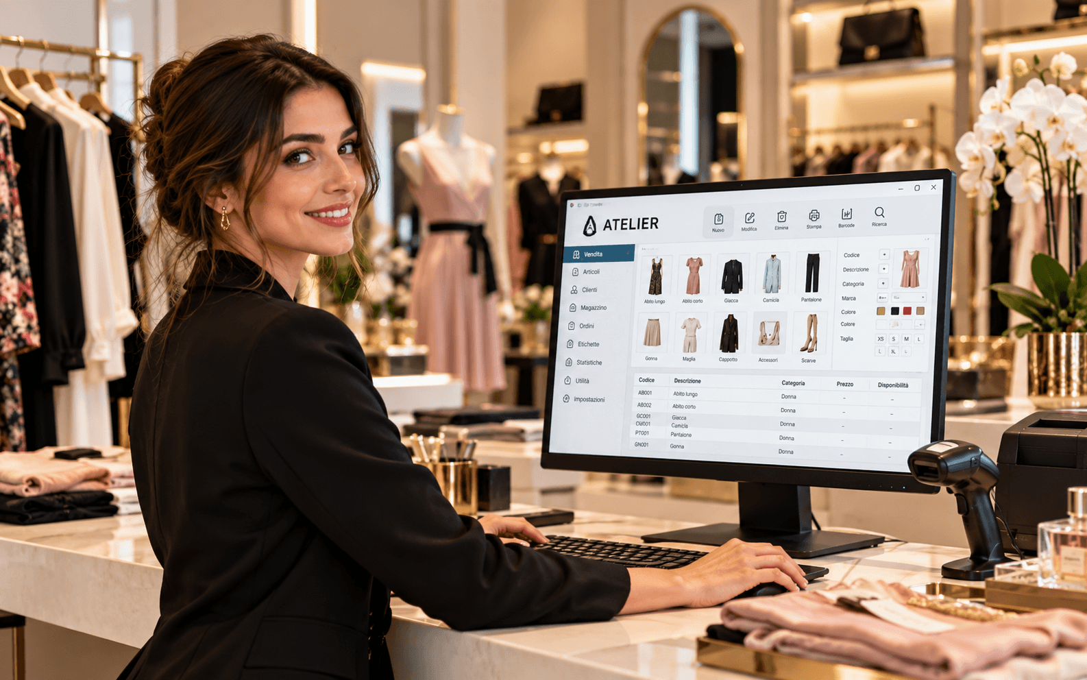 Atelier gestionale per boutique e fashion retail