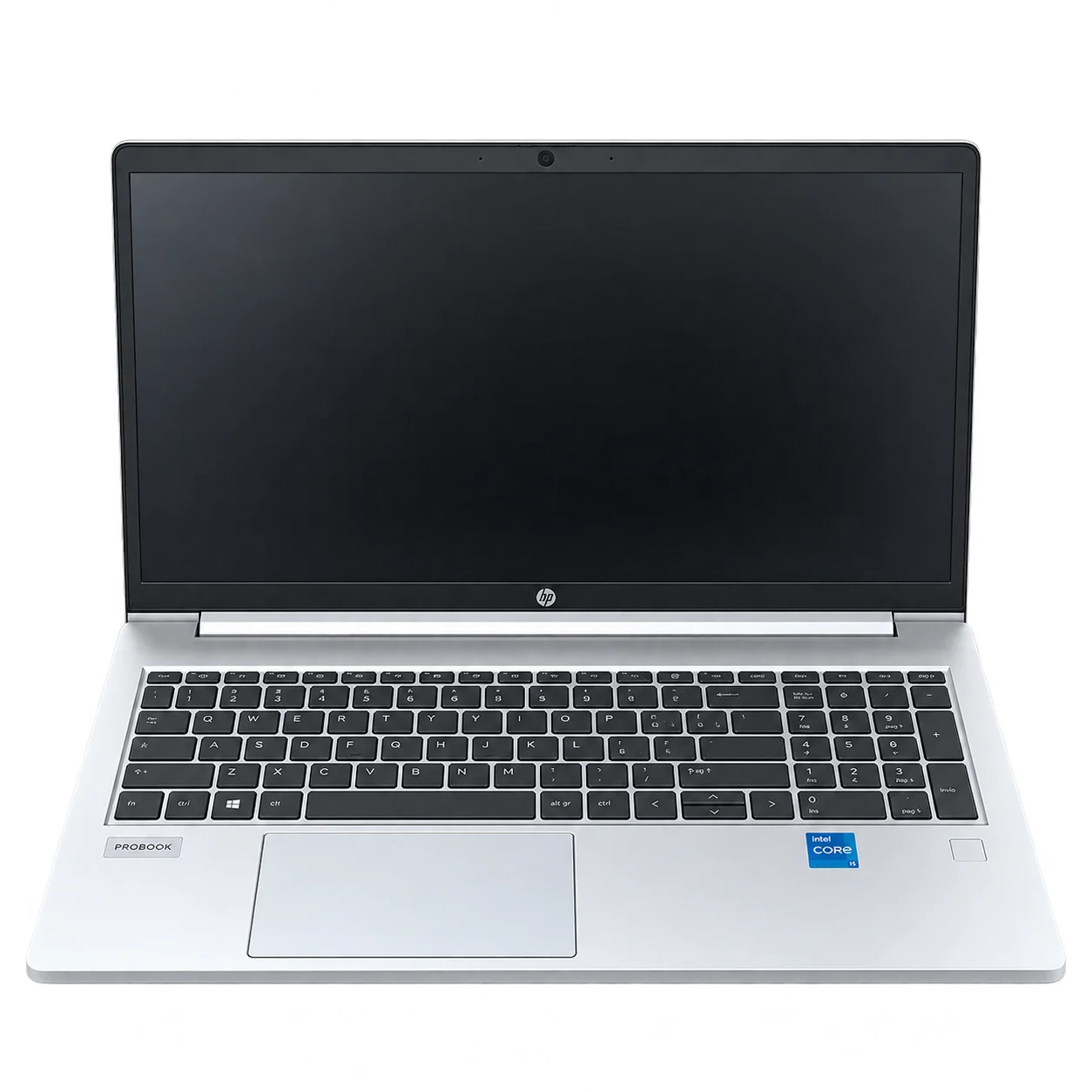 Laptop HP ProBook su sfondo trasparente